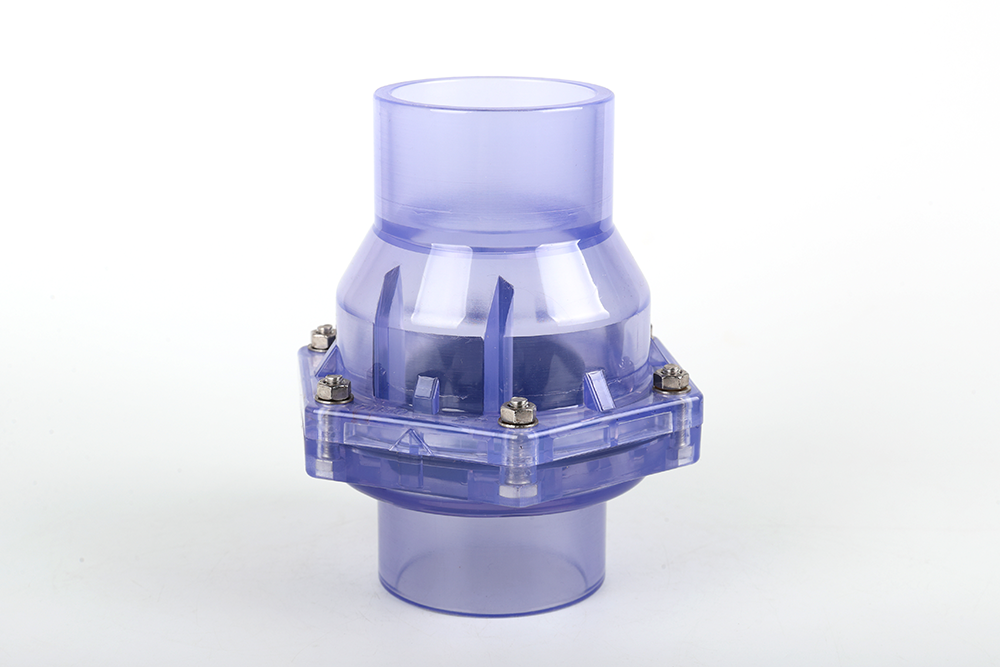 清江浦透明翻板式止回阀